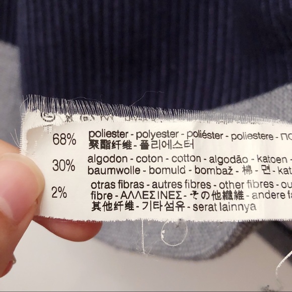 Zara White, Indigo and Grey Sweatshirt - Picture 6 of 7